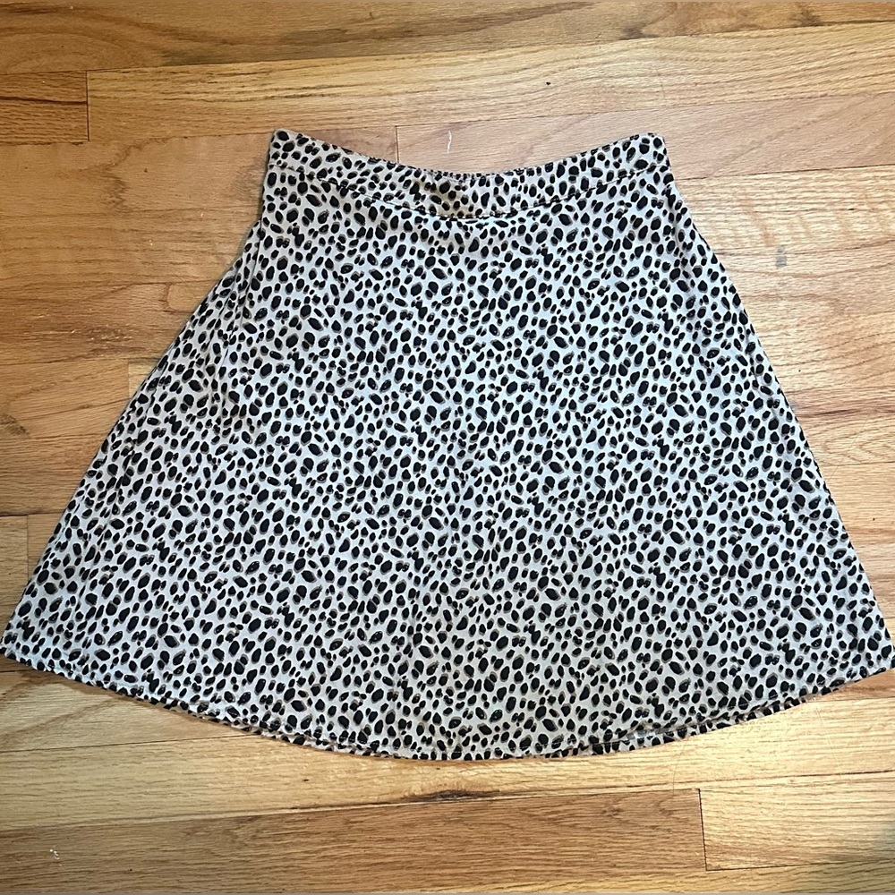 Cheetah Print Mini Skirt